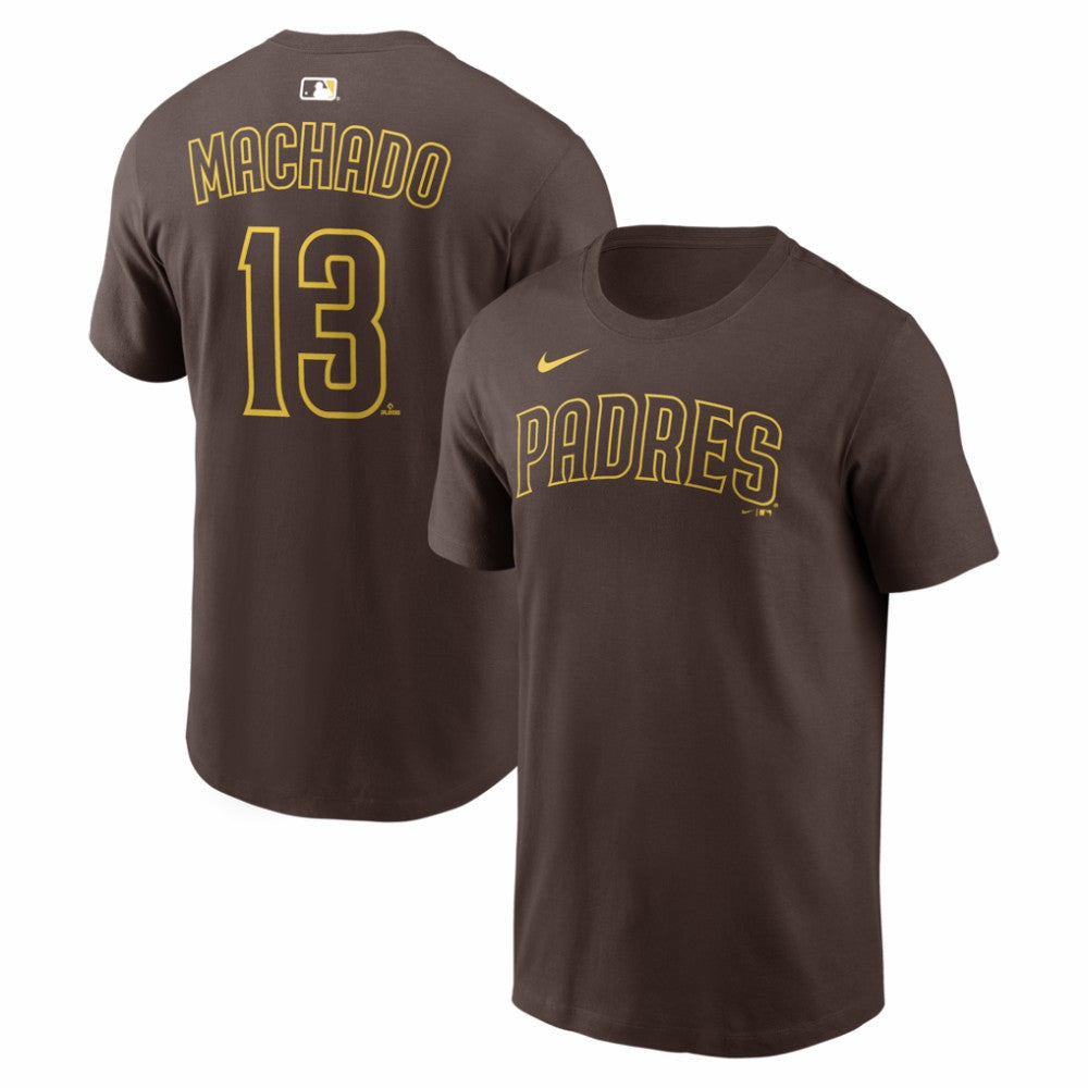 Manny Machado San Diego Padres Nike  Name & Number T-Shirt - MLB