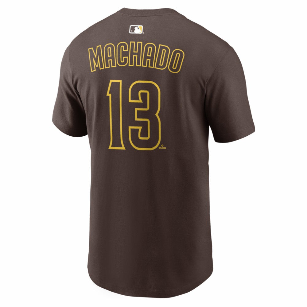 Manny Machado San Diego Padres Nike  Name & Number T-Shirt - MLB