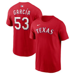 Adolis Garcia Texas Rangers Nike  Name & Number T-Shirt - MLB