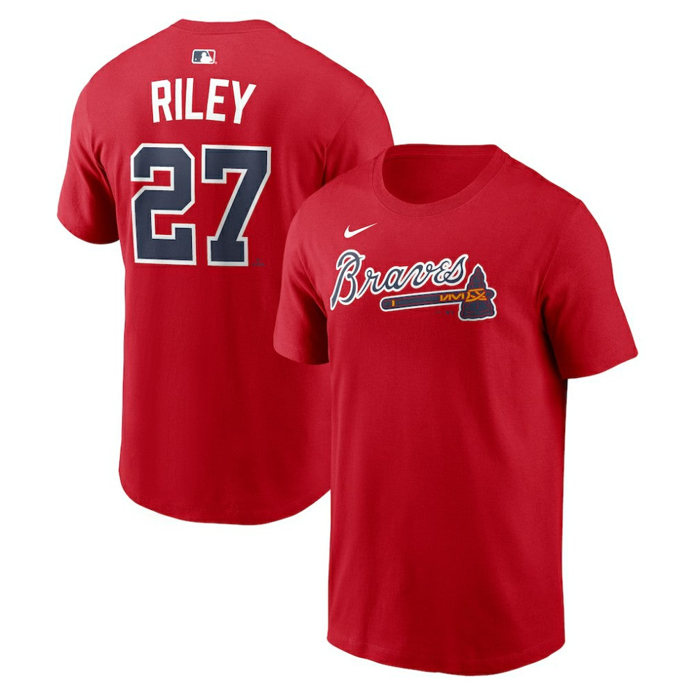 Austin Riley Atlanta Braves Nike Home Name & Number T-Shirt - MLB