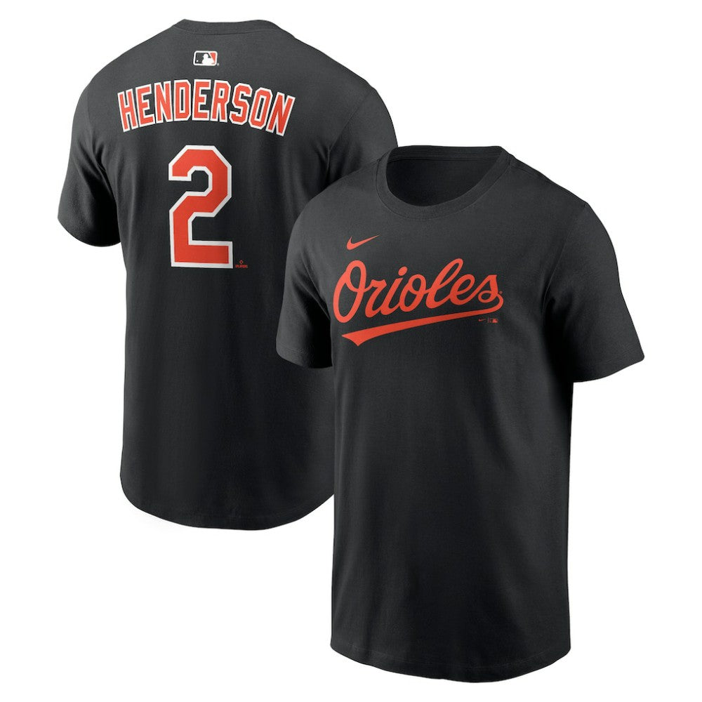 Gunnar Henderson Baltimore Orioles Nike Name & Number T-Shirt - MLB