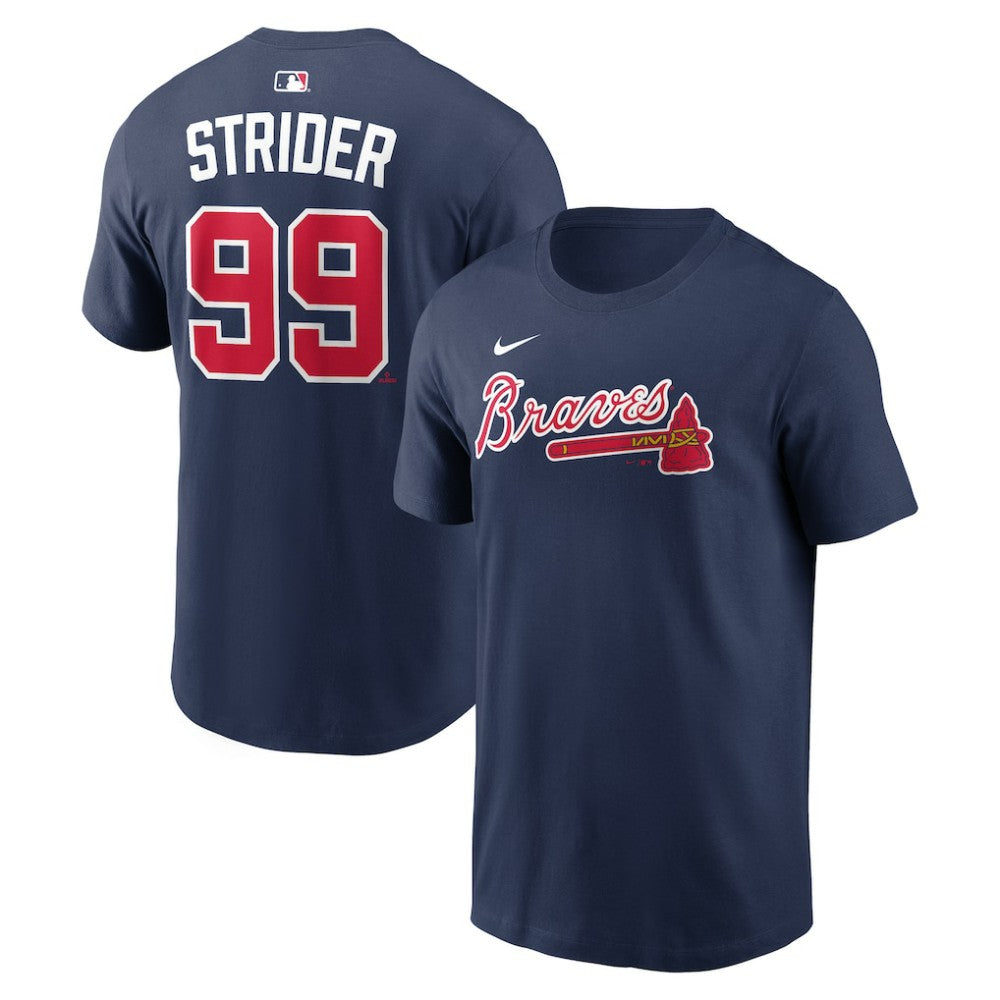 Spencer Strider Atlanta Braves Nike Name & Number T-Shirt - MLB