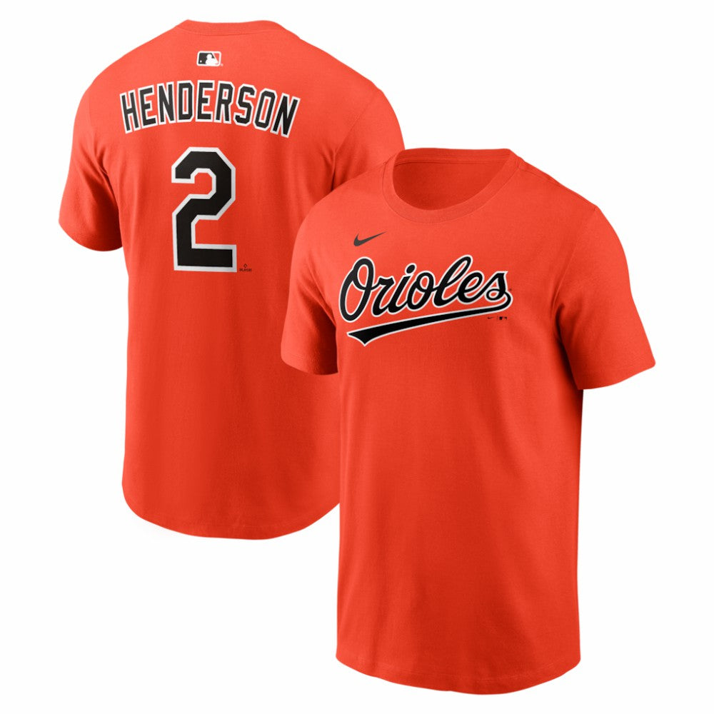 Gunnar Henderson Baltimore Orioles Nike  Name & Number T-Shirt - MLB