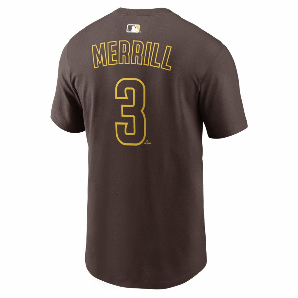Jackson Merrill San Diego Padres Nike Home Name & Number T-Shirt - MLB