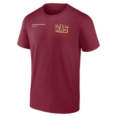 Washington Commanders Split Zone T-Shirt Burgundy | Fanatics