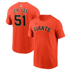 Jung Hoo Lee San Francisco Giants Nike Name & Number T-Shirt - MLB