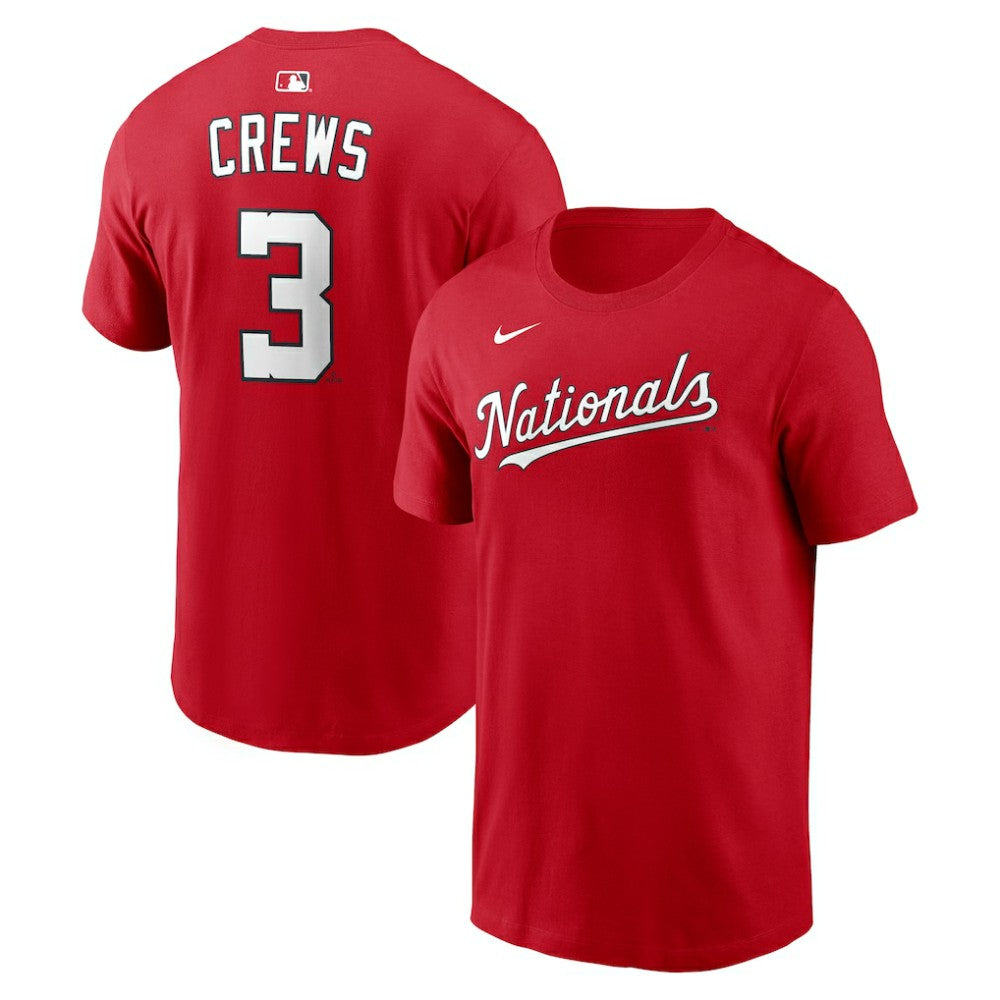 Dylan Crews Washington Nationals Nike Home Name & Number T-Shirt - MLB