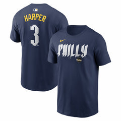 Bryce Harper Philadelphia Phillies Nike City Connect Name & Number T-Shirt - MLB