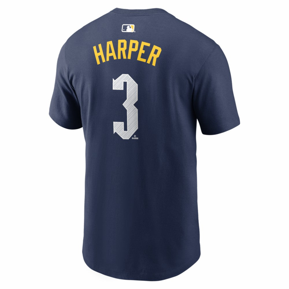 Bryce Harper Philadelphia Phillies Nike City Connect Name & Number T-Shirt - MLB