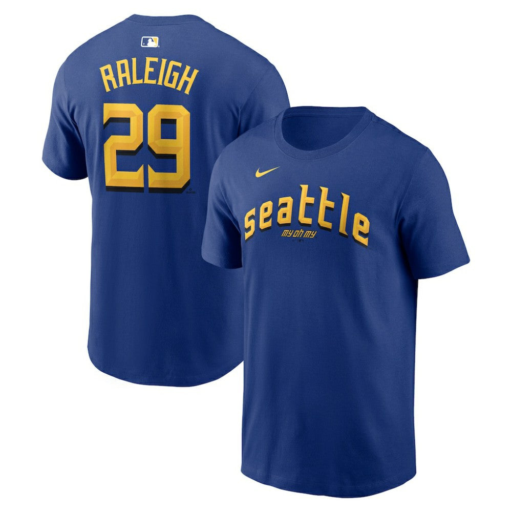Cal Raleigh Seattle Mariners Nike City Connect Name & Number T-Shirt - MLB