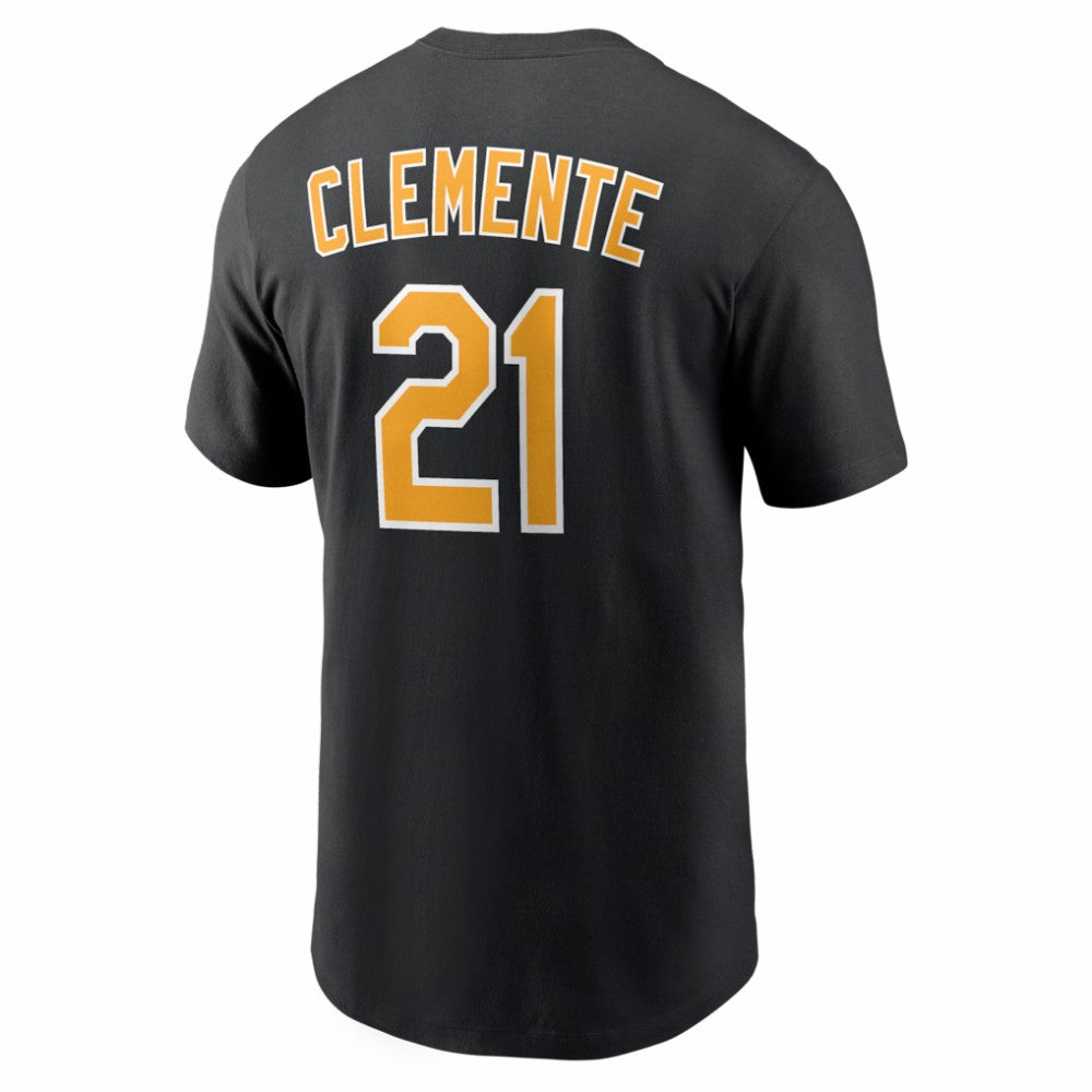 Roberto Clemente Pittsburgh Pirates Nike Cooperstown Collection Name & Number T-Shirt - MLB