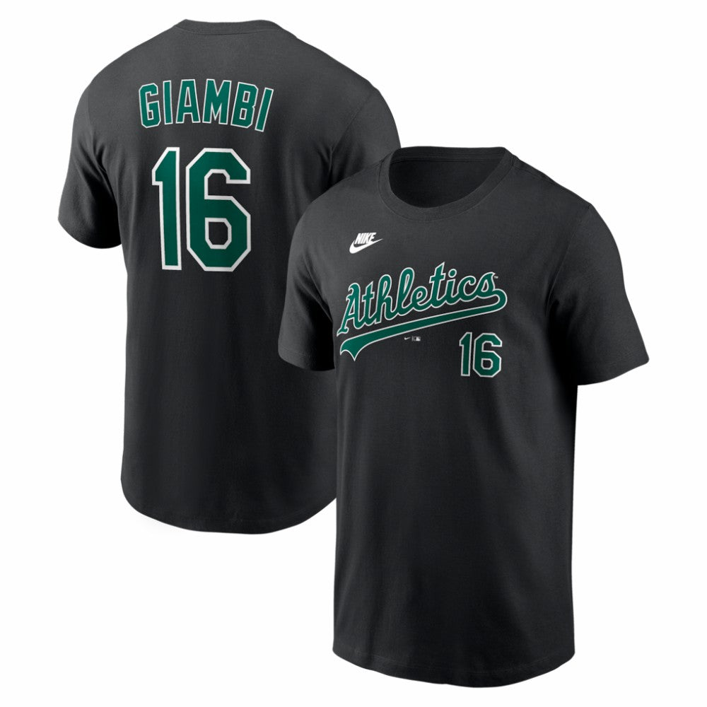 Jason Giambi Athletics Nike Cooperstown Collection Name & Number T-Shirt - MLB