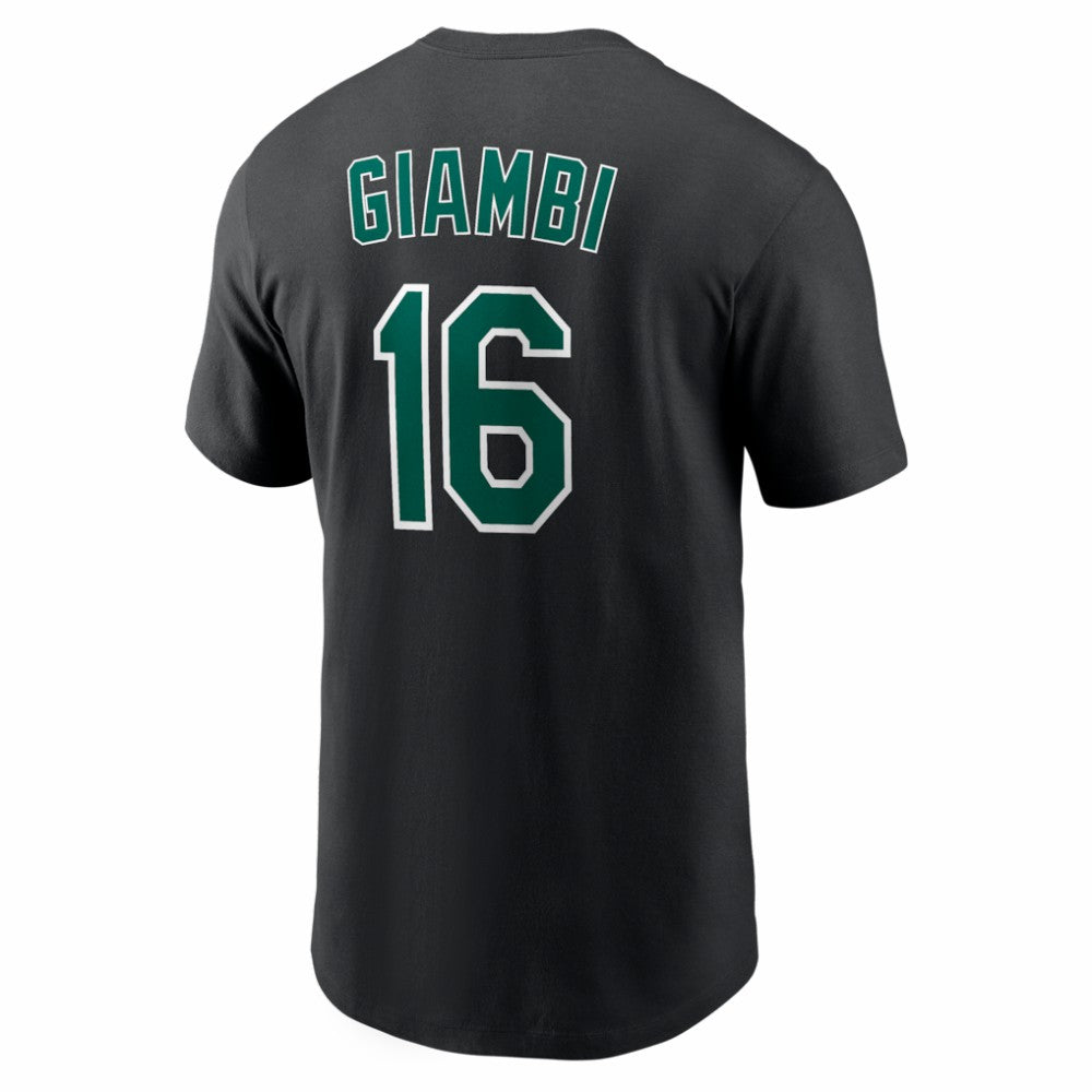 Jason Giambi Athletics Nike Cooperstown Collection Name & Number T-Shirt - MLB