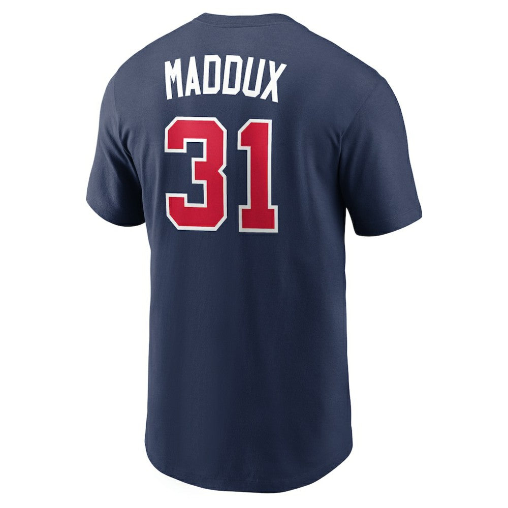 Greg Maddux Atlanta Braves Nike Cooperstown Collection Name & Number T-Shirt - MLB