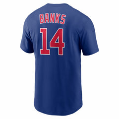 Ernie Banks Chicago Cubs Nike Cooperstown Collection Name & Number T-Shirt - MLB