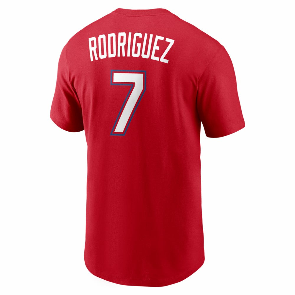 Ivan Rodriguez Texas Rangers Nike Cooperstown Collection Name & Number T-Shirt - MLB