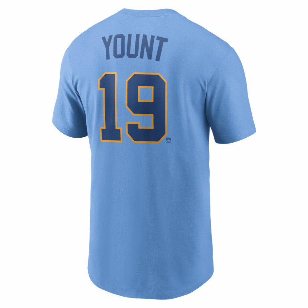 Robin Yount Milwaukee Brewers Nike Cooperstown Collection Name & Number T-Shirt - MLB