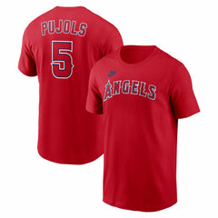 Albert Pujols Los Angeles Angels Nike Cooperstown Collection Name & Number T-Shirt - MLB