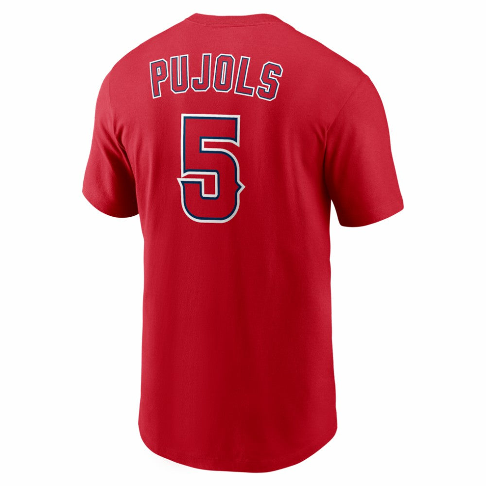 Albert Pujols Los Angeles Angels Nike Cooperstown Collection Name & Number T-Shirt - MLB