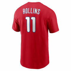 Jimmy Rollins Philadelphia Phillies Nike Cooperstown Collection Name & Number T-Shirt - MLB