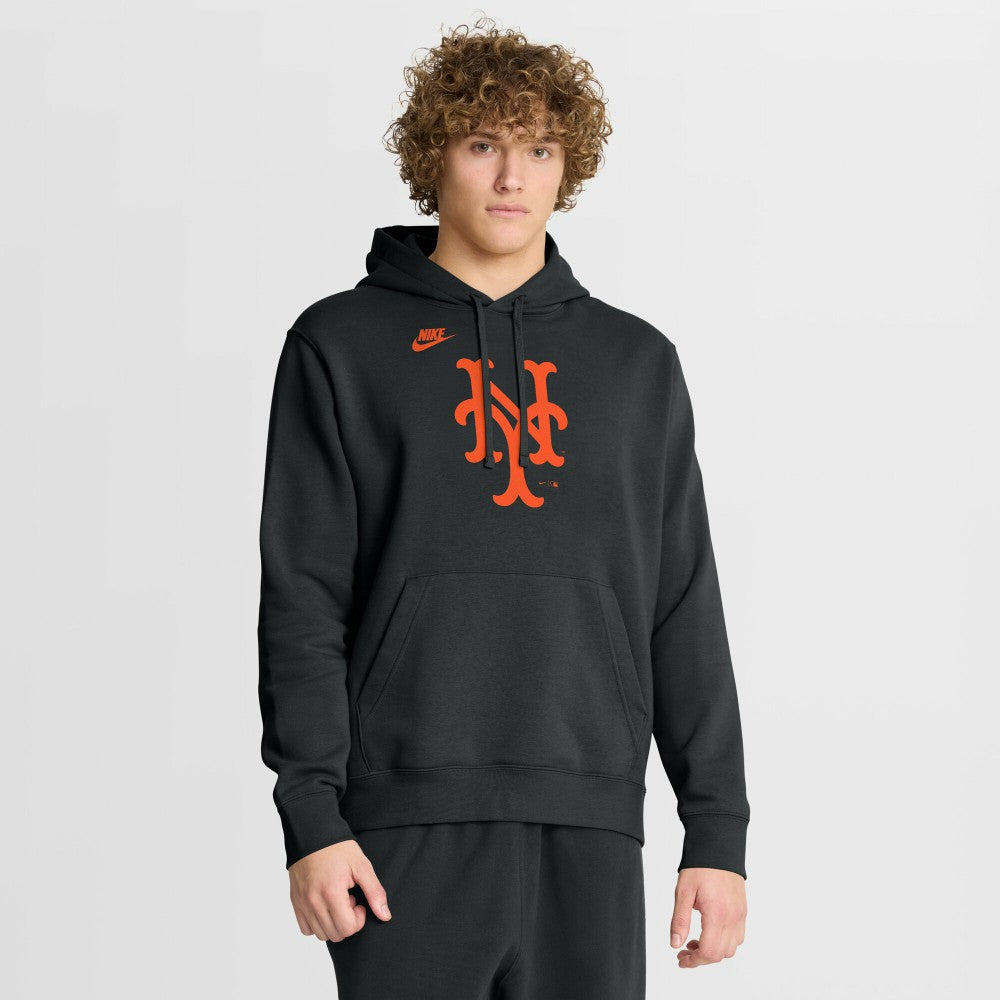 New York Mets Nike Cooperstown Collection Logo Club Hoodie - MLB