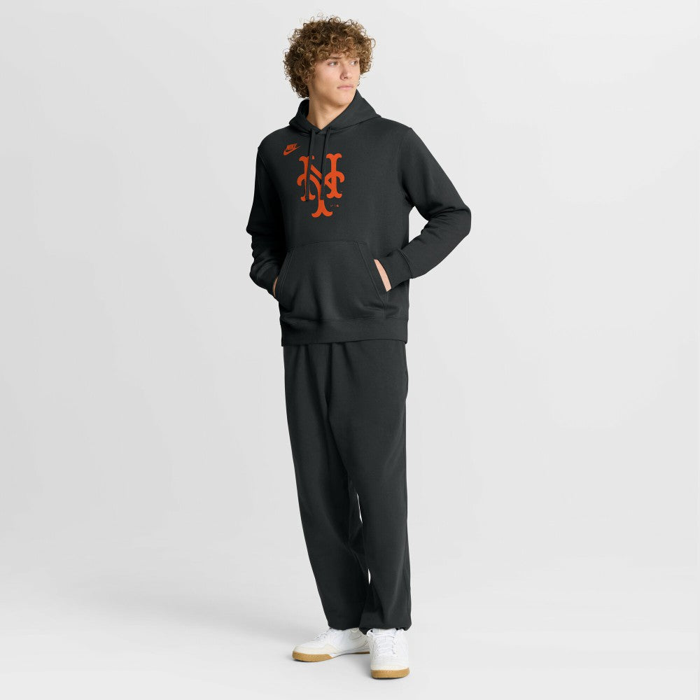 New York Mets Nike Cooperstown Collection Logo Club Hoodie - MLB