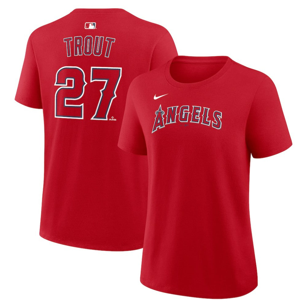 Mike Trout Los Angeles Angels Nike Women's Name & Number T-Shirt - MLB