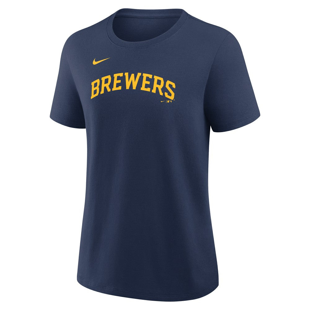 Christian Yelich Milwaukee Brewers Nike Women's Name & Number T-Shirt - MLB