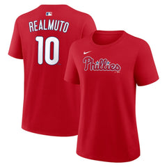 J.T. Realmuto Philadelphia Phillies Nike Women's Name & Number T-Shirt - MLB