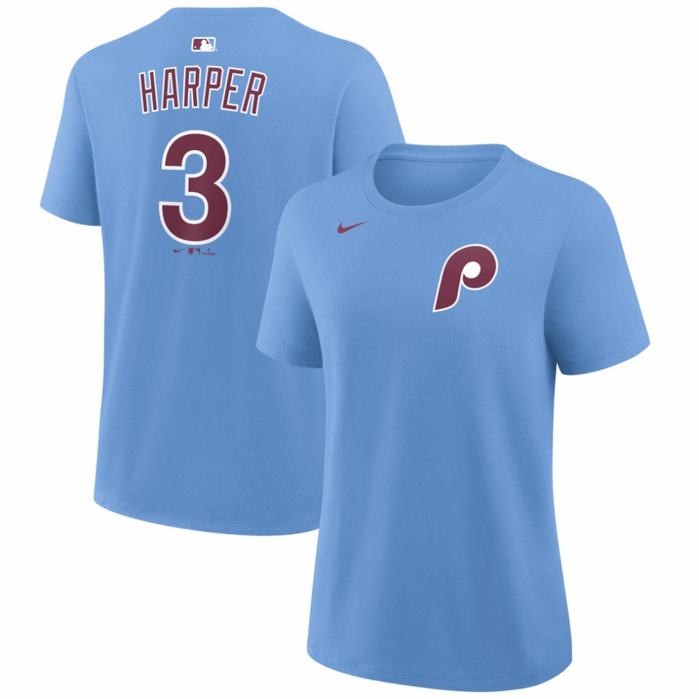 Bryce Harper Philadelphia Phillies Nike Women's Name & Number T-Shirt - MLB
