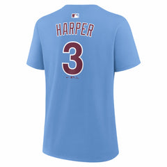 Bryce Harper Philadelphia Phillies Nike Women's Name & Number T-Shirt - MLB