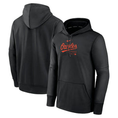 Baltimore Orioles Nike Authentic Collection Practice Performance Pullover Hoodie - MLB