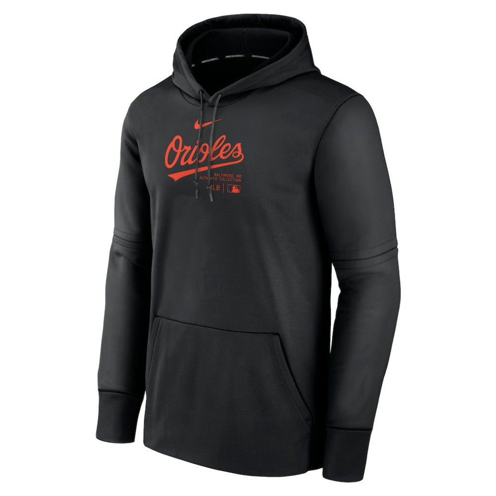 Baltimore Orioles Nike Authentic Collection Practice Performance Pullover Hoodie - MLB