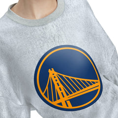 Golden State Warriors Tommy Jeans Women's Tracy Pullover Sweatshirt Silver - NBA