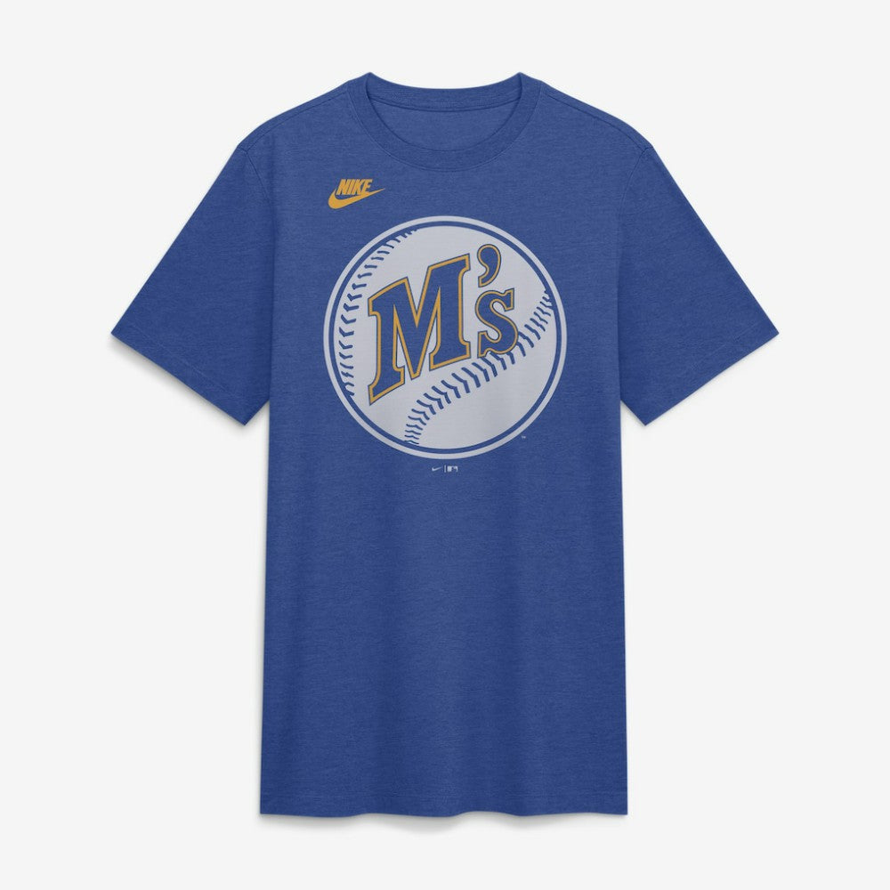 Seattle Mariners Nike Cooperstown Logo Tri-Blend T-Shirt - MLB