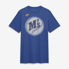 Seattle Mariners Nike Cooperstown Logo Tri-Blend T-Shirt - MLB