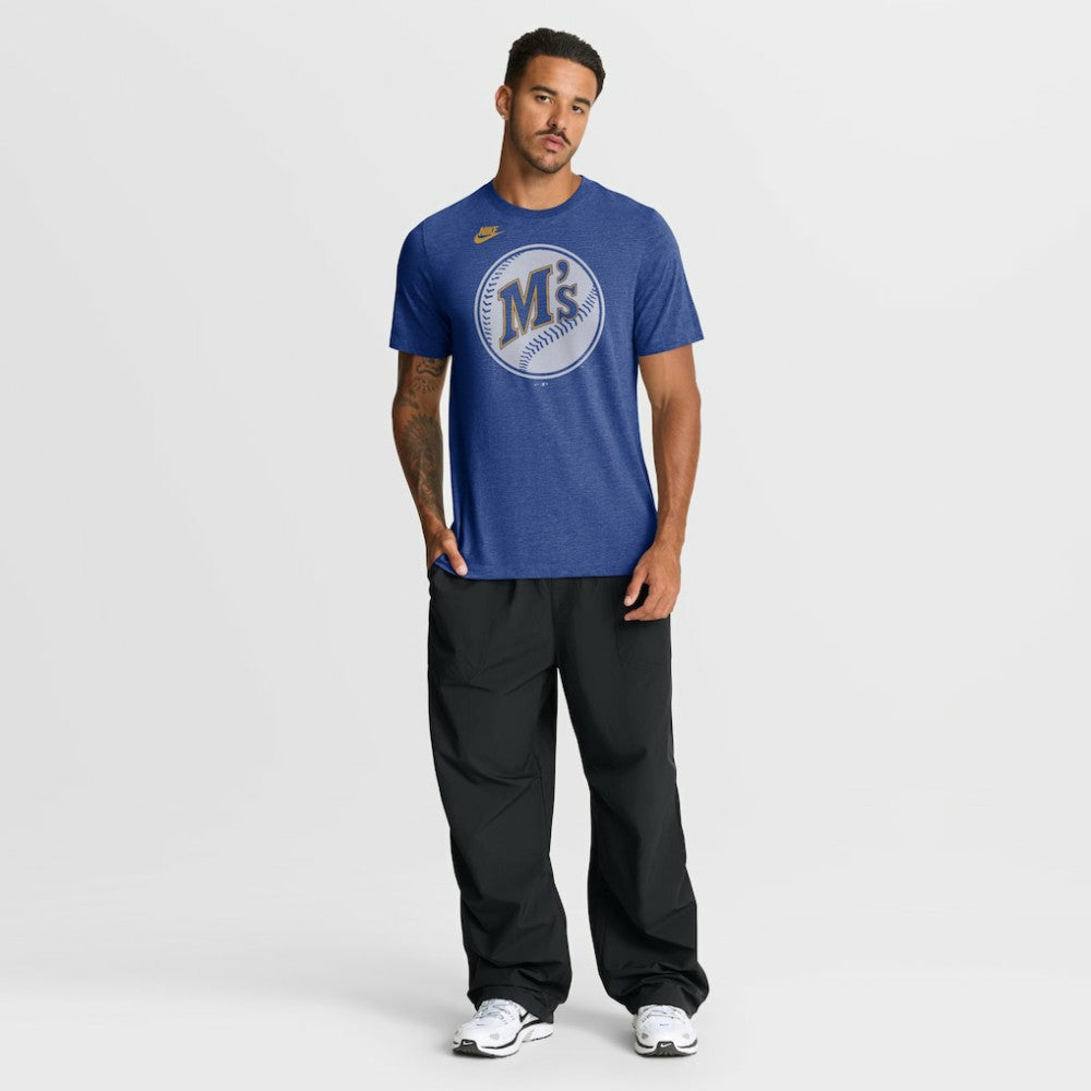 Seattle Mariners Nike Cooperstown Logo Tri-Blend T-Shirt - MLB