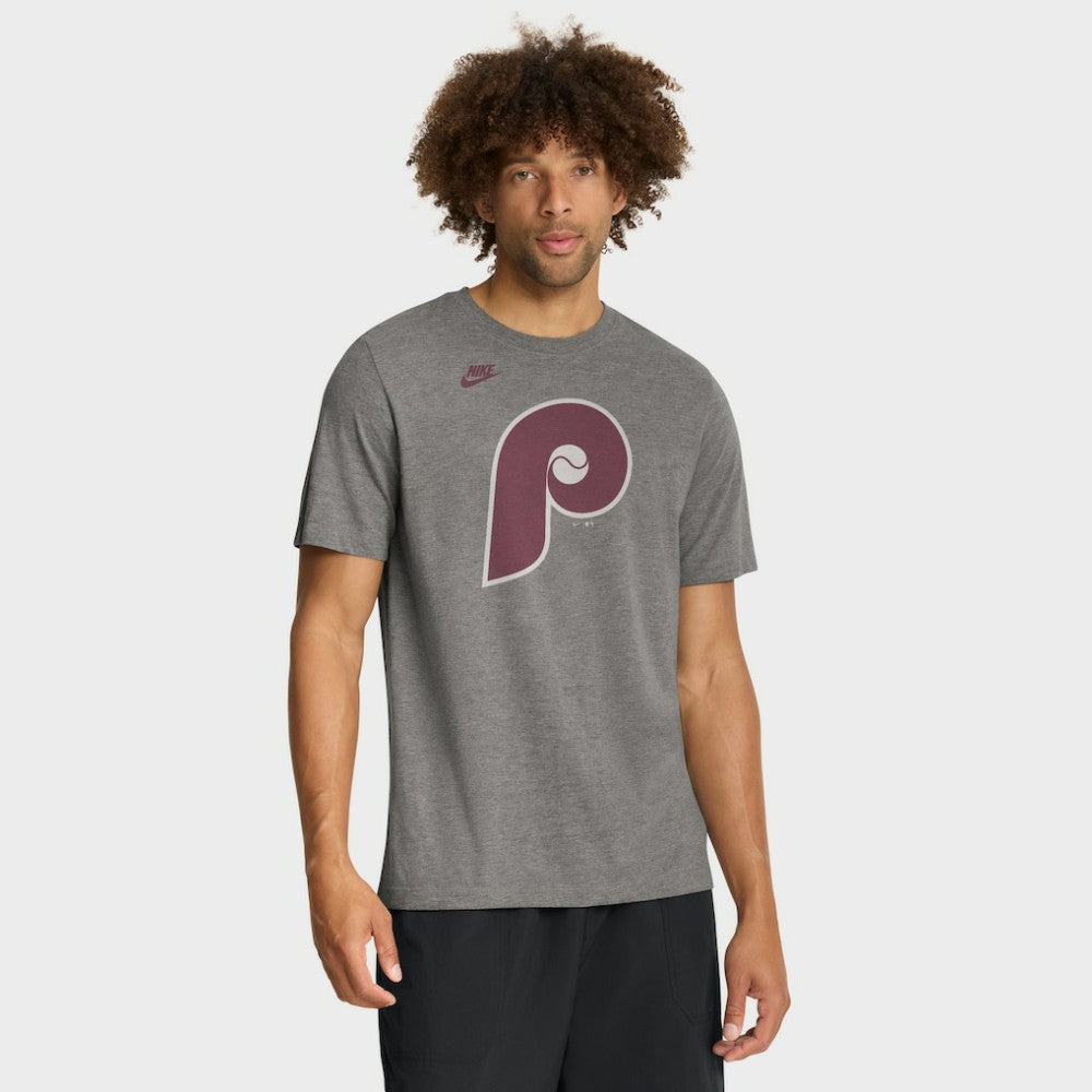 Philadelphia Phillies Nike Cooperstown Logo Tri-Blend T-Shirt - MLB