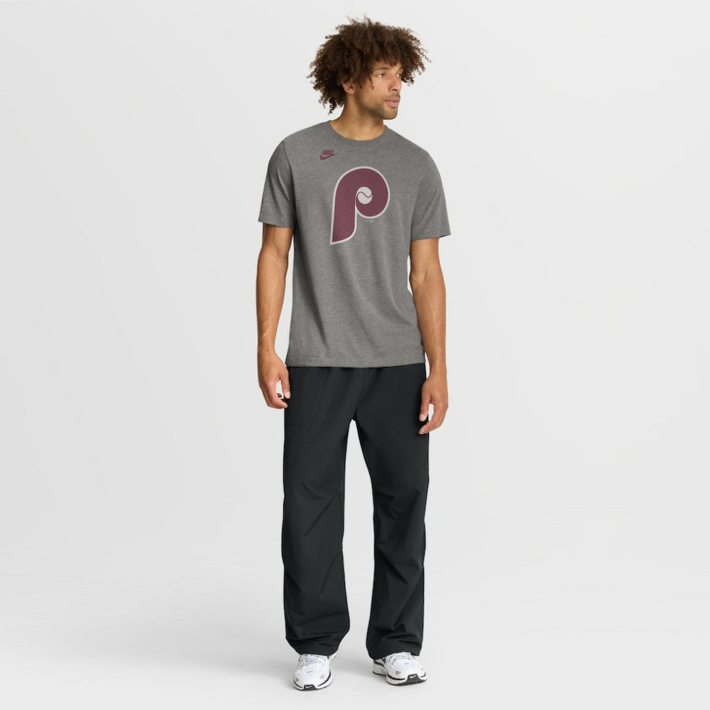 Philadelphia Phillies Nike Cooperstown Logo Tri-Blend T-Shirt - MLB