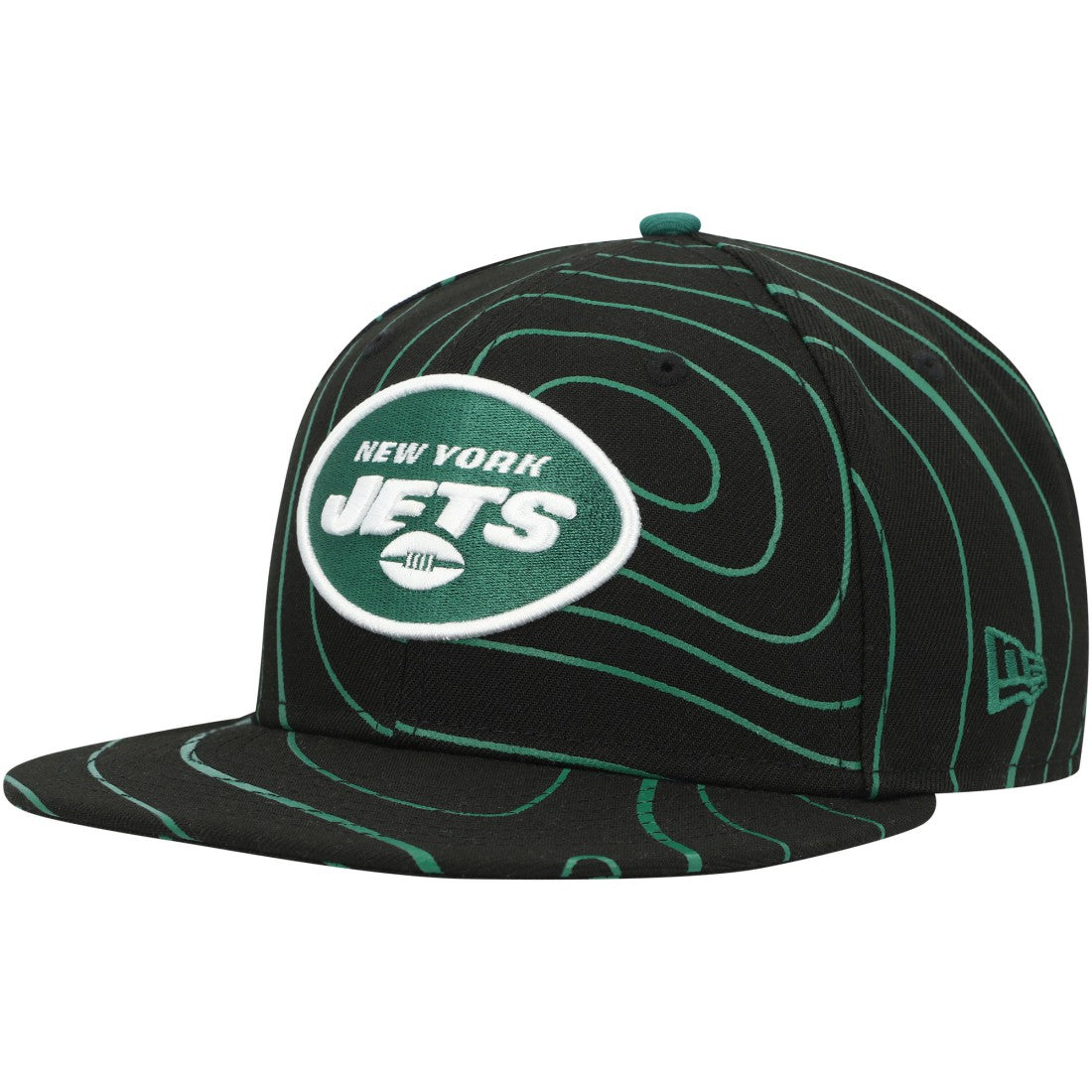 New York Jets New Era Geo 59FIFTY Fitted Hat Black | NFL