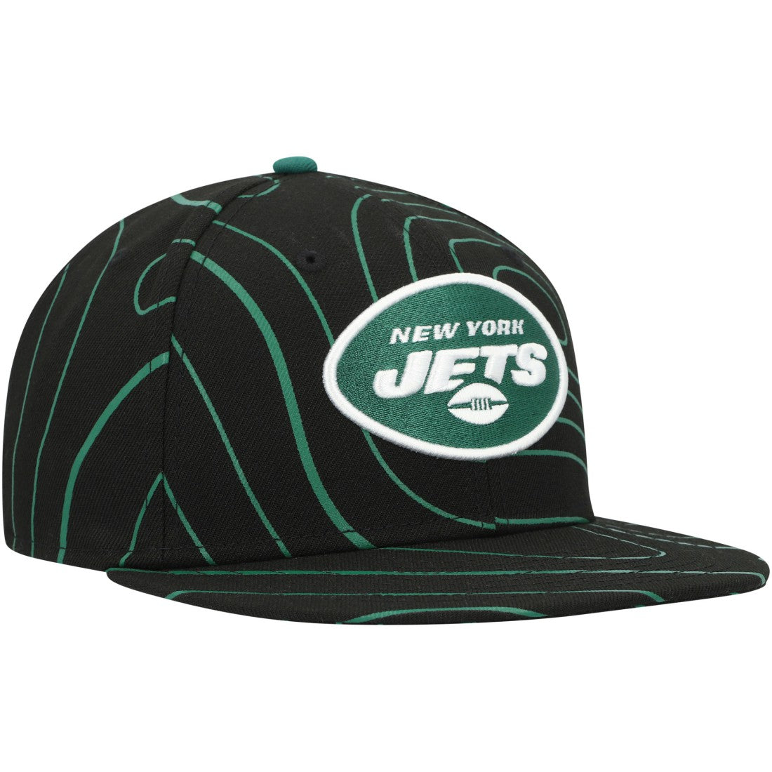 New York Jets New Era Geo 59FIFTY Fitted Hat Black | NFL