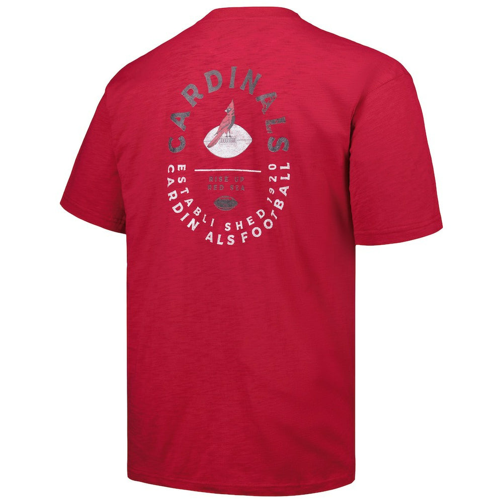 Arizona Cardinals Profile Big & Tall Two-Hit Throwback T-Shirt Cardinal | NFL