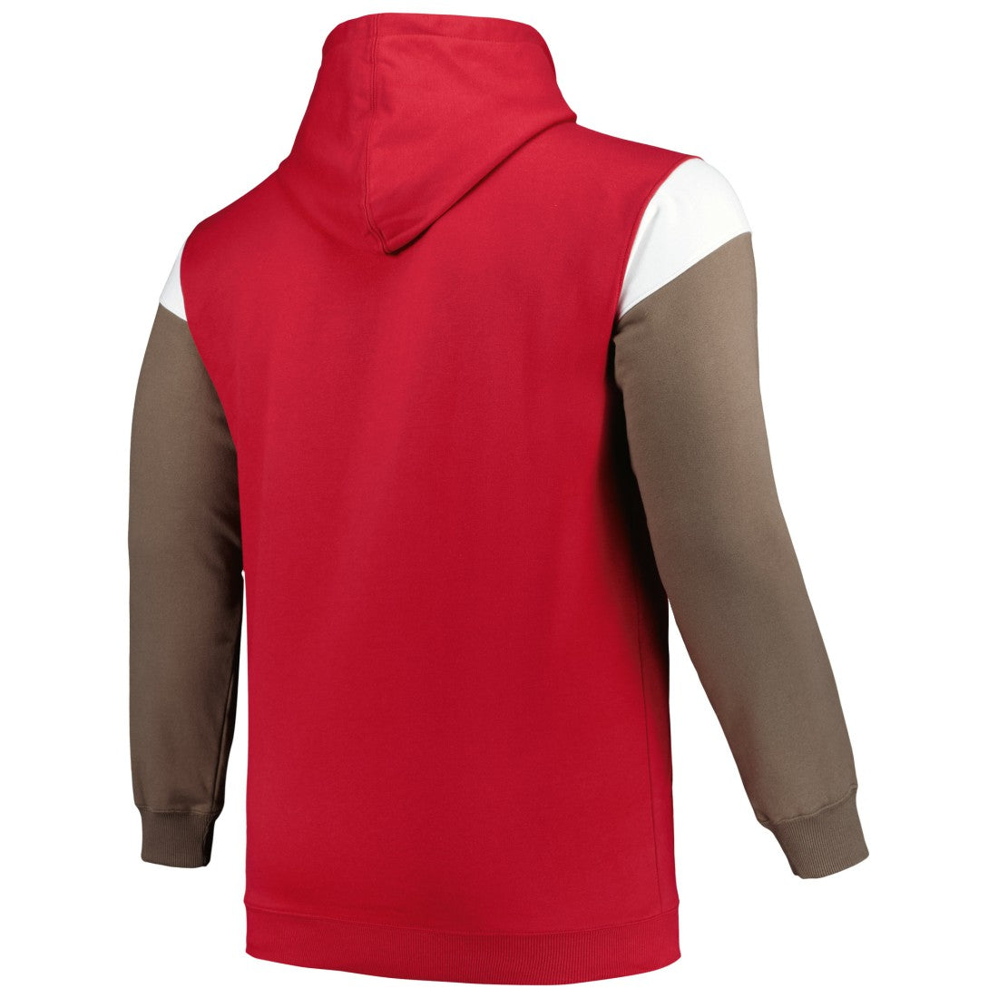 Tampa Bay Buccaneers Profile Big & Tall Trench Battle Pullover Hoodie Red | NFL