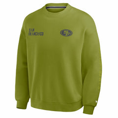 San Francisco 49ers Oversized Type Play Multi Sweatshirt Green | Fanatics