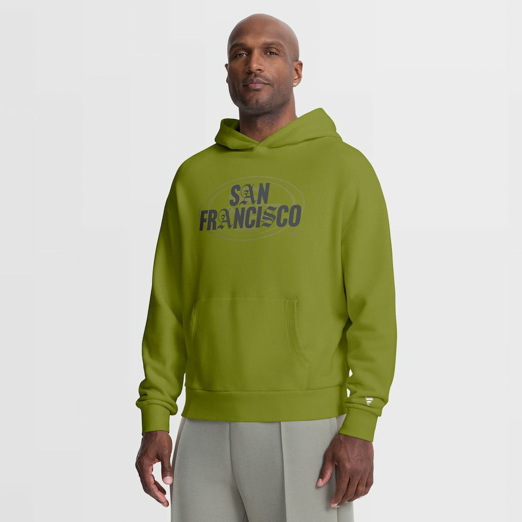 San Francisco 49ers Oversized Type Play Location Hoodie Green | Fanatics