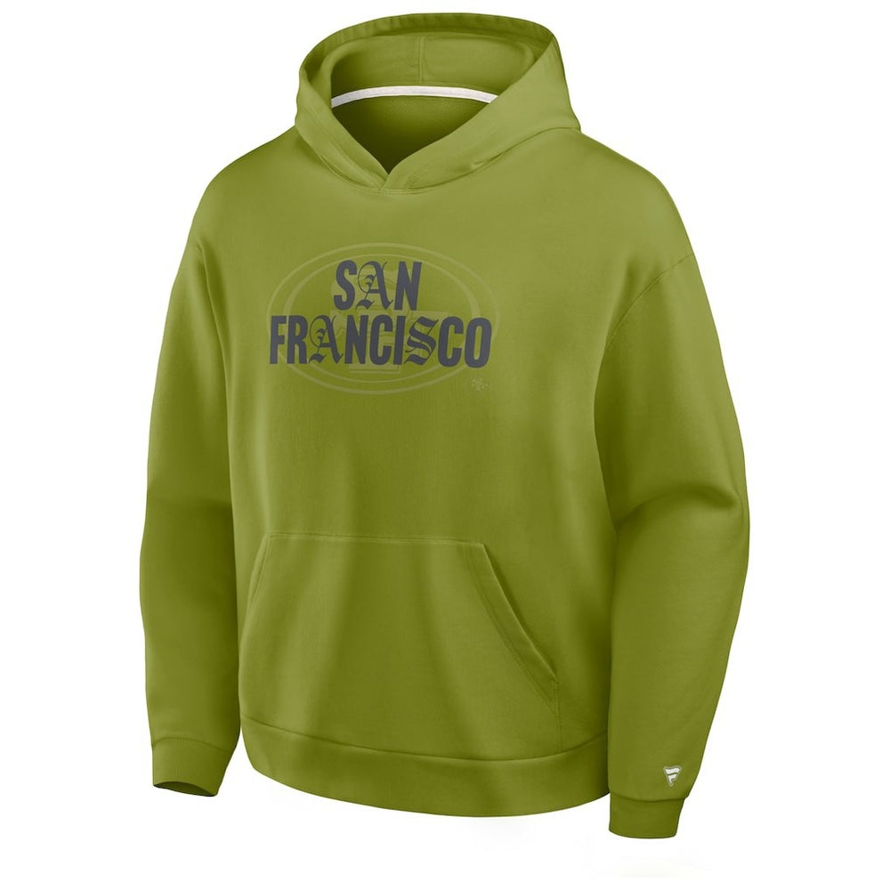 San Francisco 49ers Oversized Type Play Location Hoodie Green | Fanatics