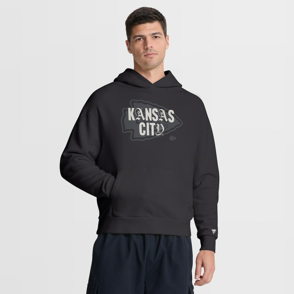 Kansas City Chiefs Oversized Type Play Location Hoodie Black | Fanatics