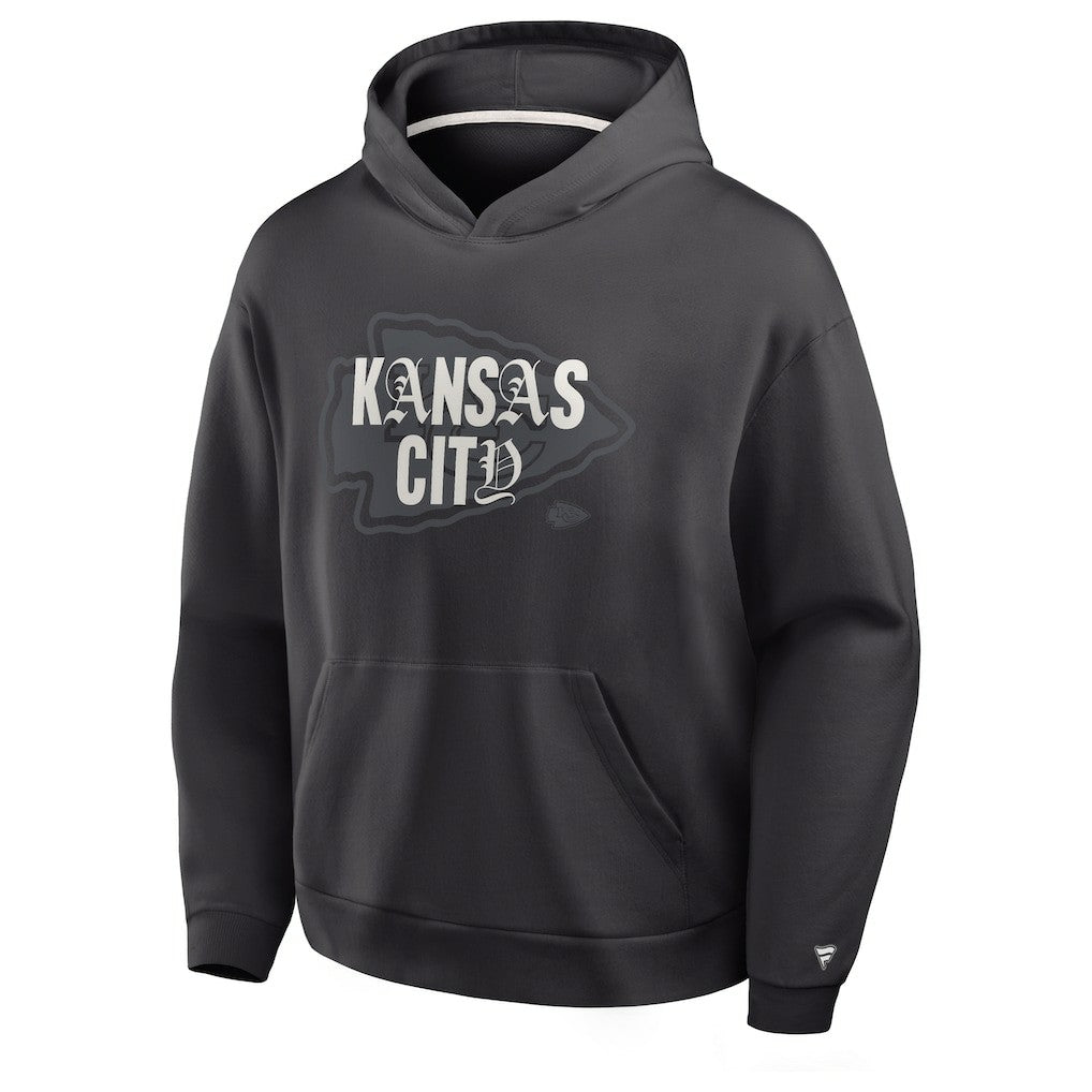 Kansas City Chiefs Oversized Type Play Location Hoodie Black | Fanatics