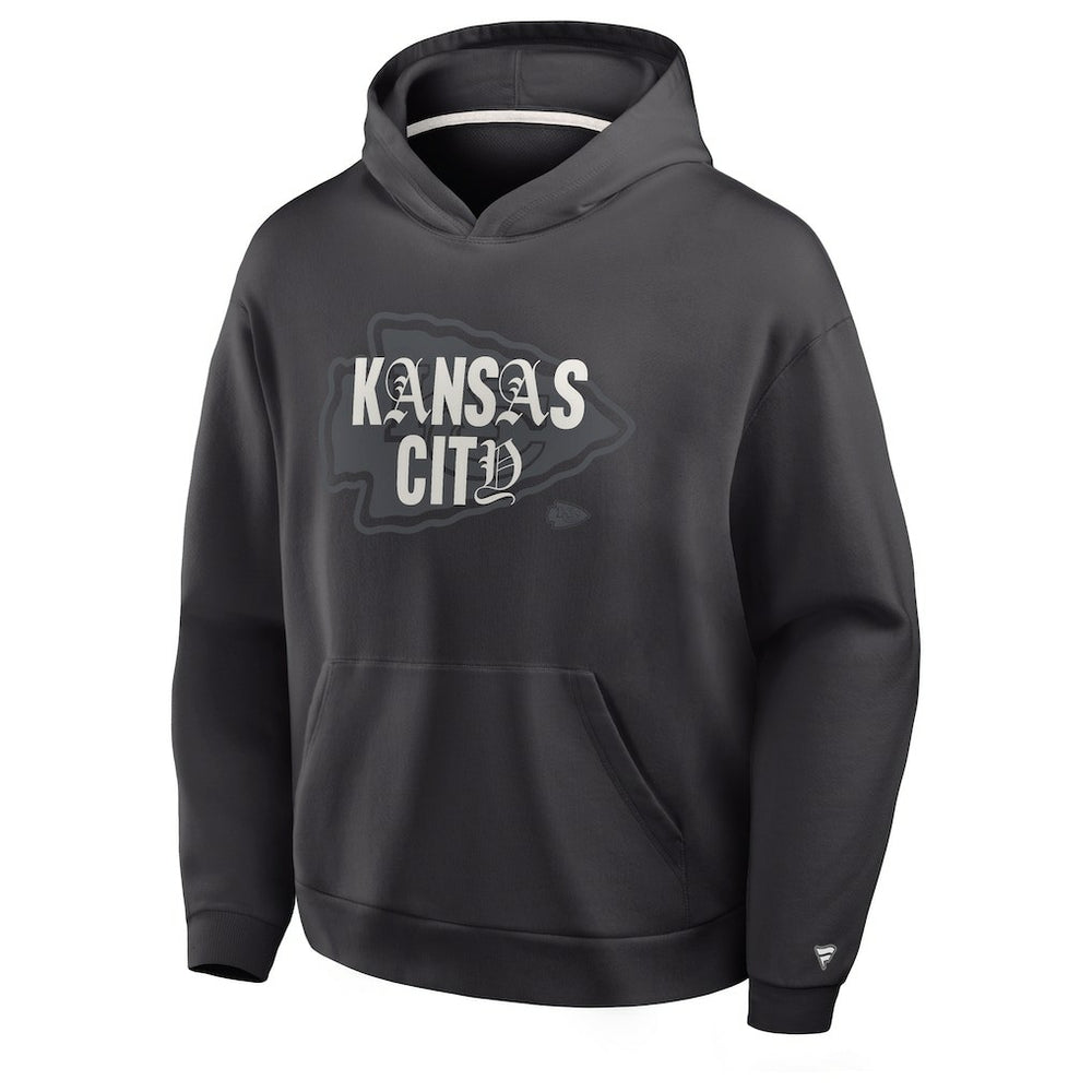 Kansas City Chiefs Oversized Type Play Location Hoodie Black | Fanatics