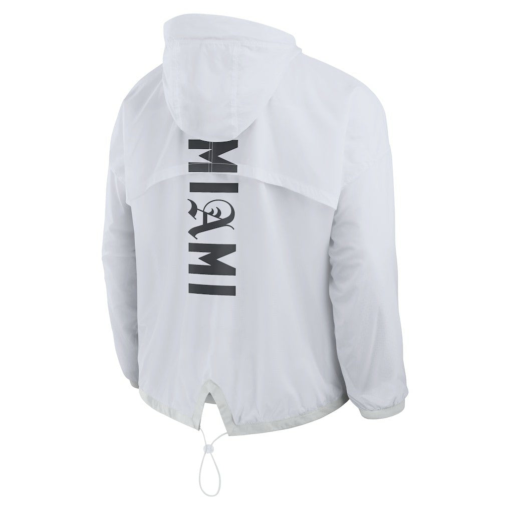 Miami Dolphins Type Play Down Full-Zip Jacket White | Fanatics